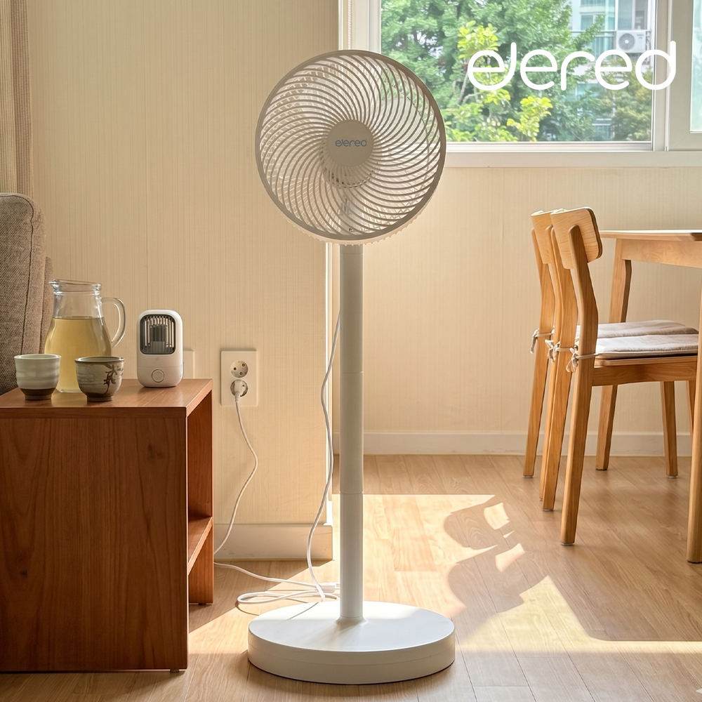일레드 선풍기 저소음 무소음 가정용 거실용 스탠드 에어 서큘레이터 EDF-MP2142W